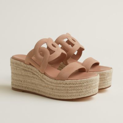 HERMES espadrilleウェッジサンダル